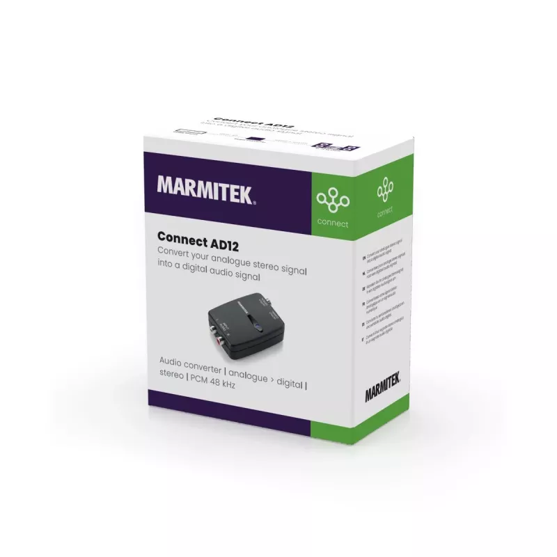 Marmitek Connect AD12 Juodas 25008412 HDMI garso ištraukiklis 4K