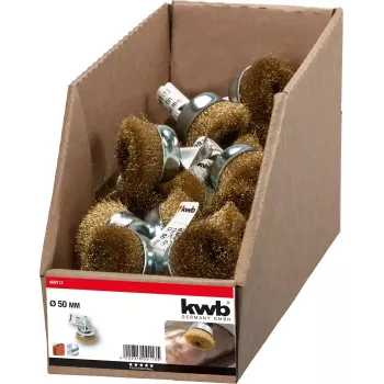 Šepečių puodelis KWB 609113 5 cm skersmuo 6 mm kotas