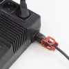 ACT maitinimo laidas CEE 7/7 kampinis kištukas - C13 IEC Lock+ juodas 2 m, EL332S, 5 vnt. pakuotė