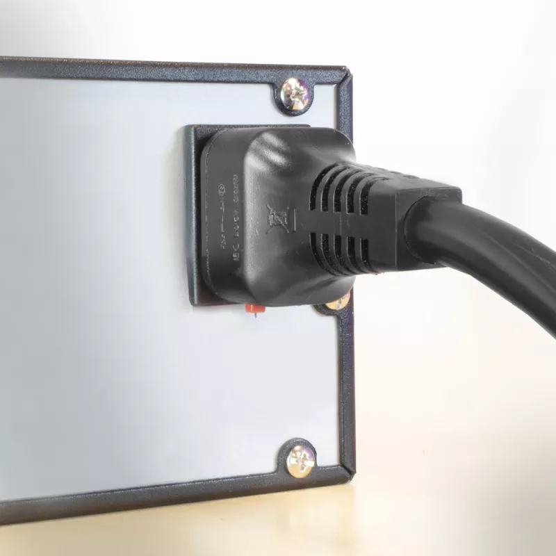ACT maitinimo laidas su C19 IEC Lock užraktu – atviras galas, juodas, 2 m, PC1174, 5 vnt. pakuotė