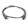 ACT maitinimo laidas USA kištukas - C13 IEC Lock juodas 2 m, PC1063, 5 vnt. pakuotė