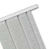 Nobo T-Card atraminiai bėgeliai 12 jungčių, aliuminis, sidabriniai, 388 mm
