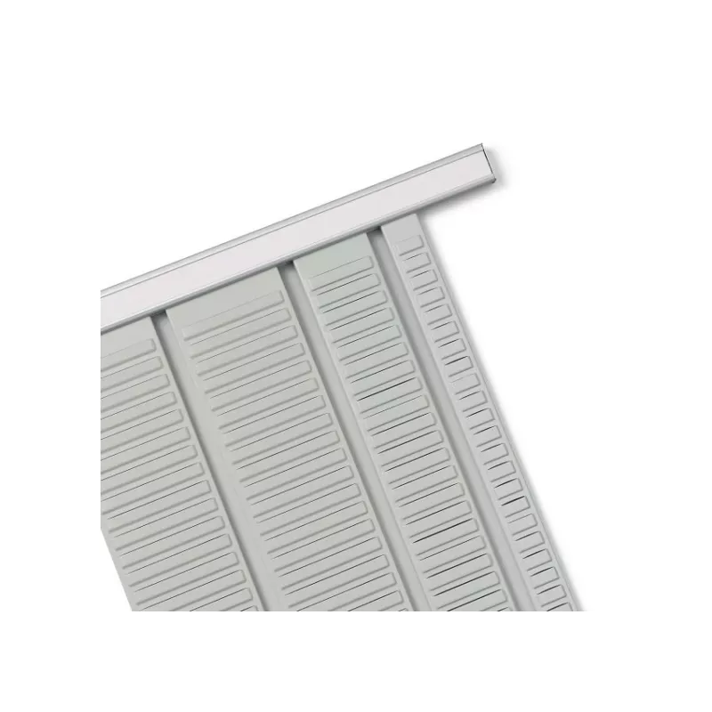Nobo T-Card atraminiai bėgeliai 20 jungčių, aliuminis, pilki, 645 mm