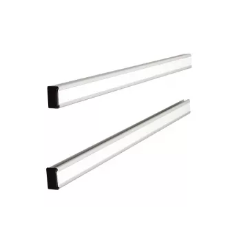 Nobo T-Card jungiamieji strypai Metal Size 24, aliuminis, balti, 772 mm