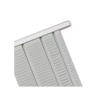 Nobo T-Card jungiamieji strypai Metal Size 24, aliuminis, balti, 772 mm