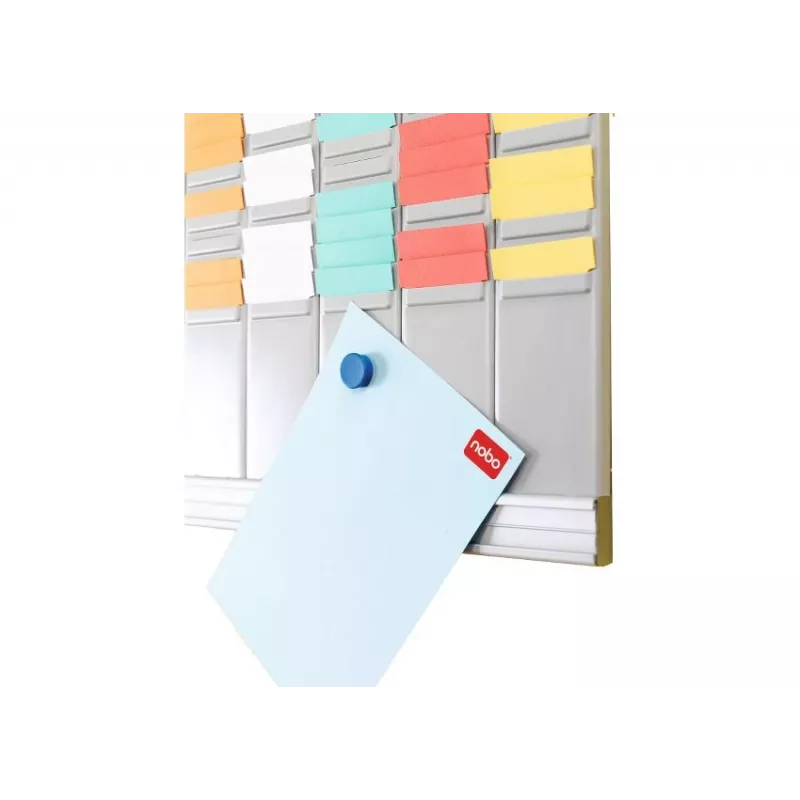 Nobo T-Card jungiamieji strypai Metal Size 24, aliuminis, balti, 772 mm