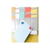 Nobo T-Card jungiamieji strypai Metal Size 24, aliuminis, balti, 772 mm