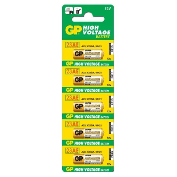 Vienkartinė baterija GP High Voltage 23A (12 V, 5 vnt.)
