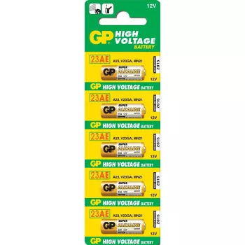 Vienkartinė baterija GP High Voltage 23A (12 V, 5 vnt.)