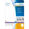 HERMA 5167 lipnios etiketės segtuvams A4 63x297 mm balta matinė nepermatoma 75 vnt.