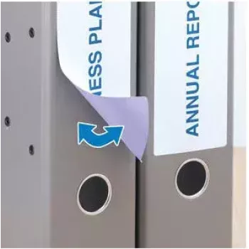 Nuimamos etiketės byloms HERMA A4 192x59 mm baltos Movables