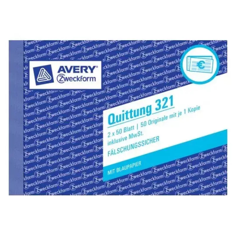 Bilietai Avery 321, 100 vnt.