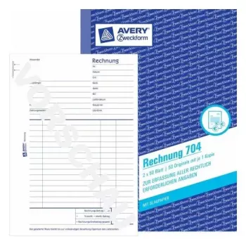 Administravimo knygelė Avery 704
