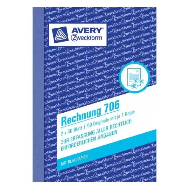 Administracinis bloknotas Avery 706 Baltas