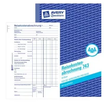 Registro popierius AVERY 743 148 mm