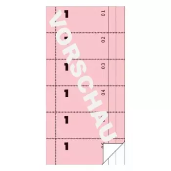 Bilietai Avery 831 300 vnt ryškiai rožiniai