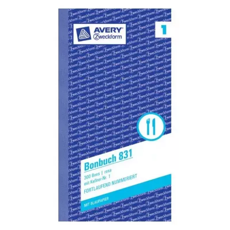 Bilietai Avery 831 300 vnt ryškiai rožiniai