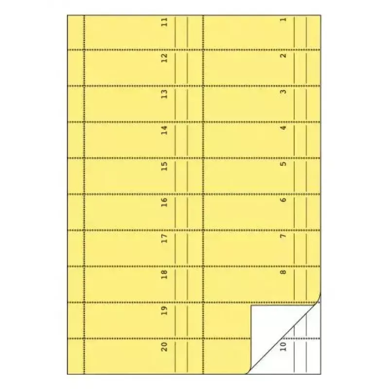 Administracinė knyga Avery 842 mėlyna geltona