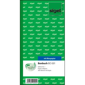 Nelipni etiketė Sigel BO001 Žalia Stačiakampė 105 x 200 mm