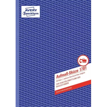 Apskaitos knyga AVERY 1781 A4 50 lapų