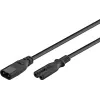 Wentronic C8–C7 jungiamasis laidas 2 m juodas (97201)