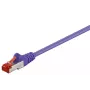 Tinklo laidas WENTRONIC Goobay 95574 Cat6 S/FTP (S-STP) RJ-45 iki RJ-45 1,5 m violetinis 1000 Mbit/s auksuoti kontaktai
