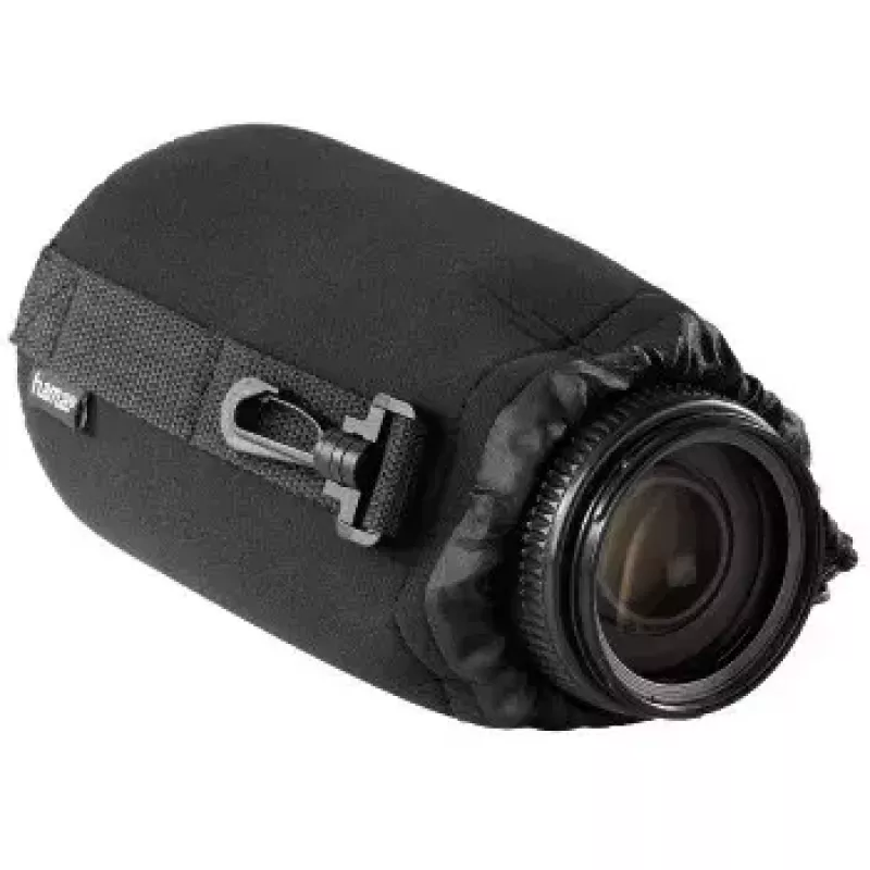 Hama 00126695 dėklas fotoaparato objektyvui, juodas, neoprenas