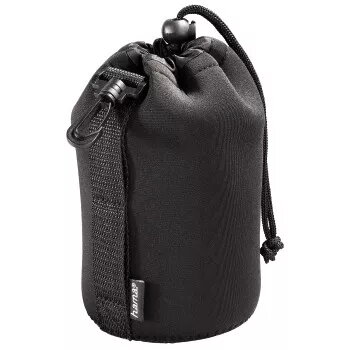 Hama 00126695 dėklas fotoaparato objektyvui, juodas, neoprenas