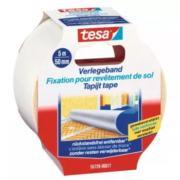 Lipni juosta TESA 55729 Kilimų ir PVC tvirtinimui 5 m Balta