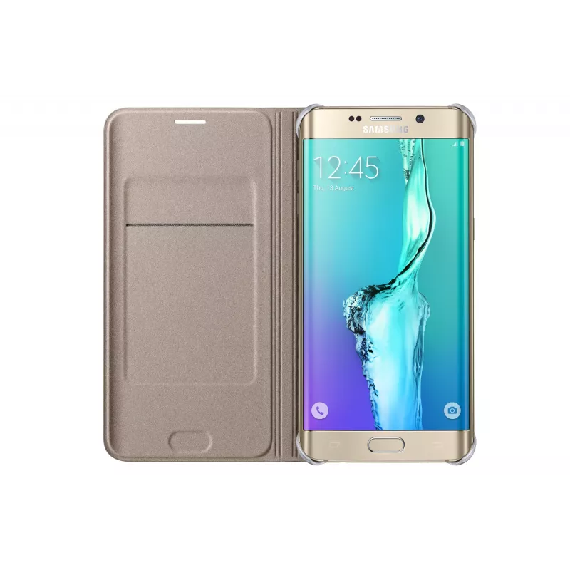 Samsung EF-WG928 dėklas telefonui Flip Case Auksinis