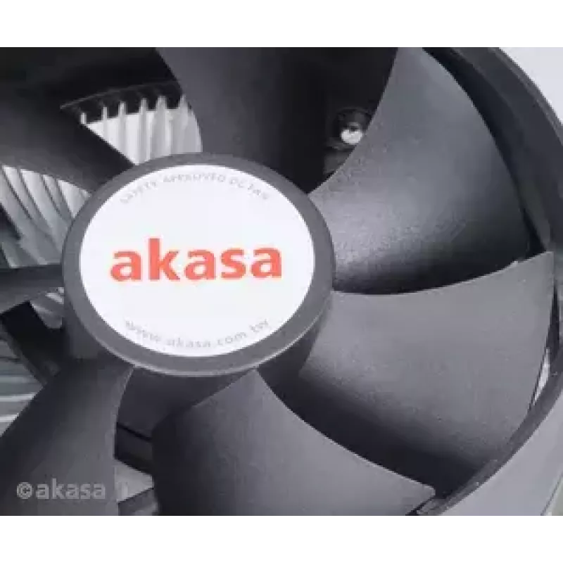 Aušintuvas procesoriui Akasa AK-CCE-7105EP 9,2 cm juodas sidabrinis