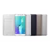 Samsung EF-WG928 dėklas Samsung Galaxy S6 Edge+ su kortelių laikikliu Sidabrinis