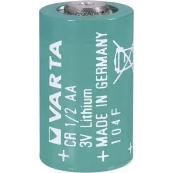 Varta CR 1/2 AA ličio baterija 3V 970mAh – didelės talpos monetos tipo elementas