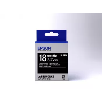 Epson Label Cartridge Vivid LK-5BWV juodas/baltas 18 mm (9 m)