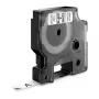 Dymo D1 standartinė juosta etiketėms, juoda ant baltos, 9 mm
