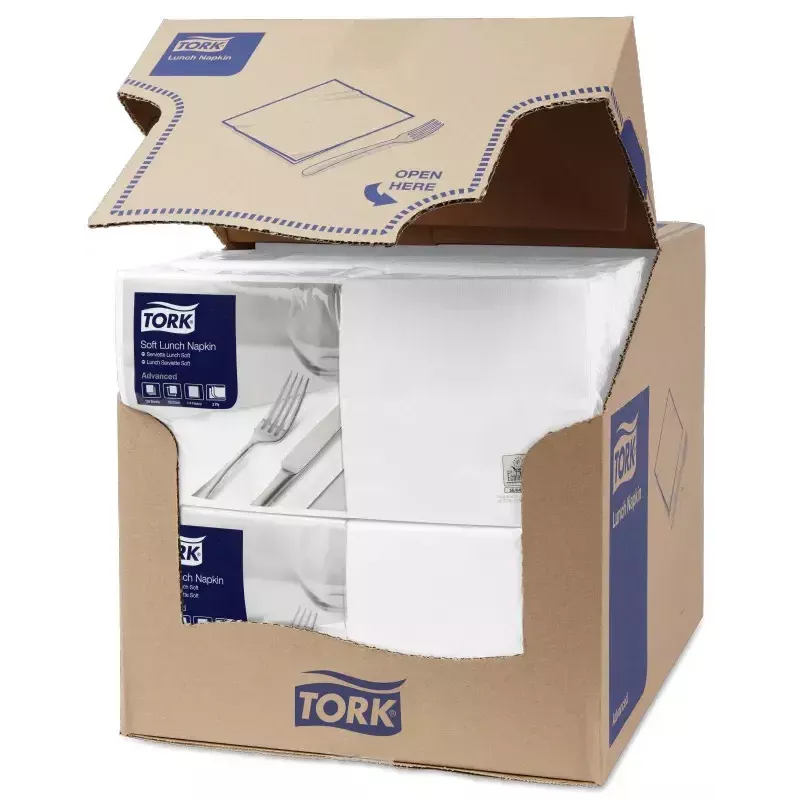 Popierinės servetėlės Tork 477414 baltos, 150 vnt.