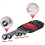 Reples raktas KS Tools 503.4605 chromo-vanadžio plienas 72 vnt