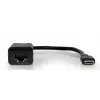 Dokavimo stotelė nešiojamam kompiuteriui Port Designs 900126 USB juoda 0,3 m