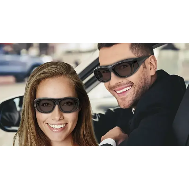 Akiniai nuo saulės WEDO 271 48599 Oval apvyniojantys, unisex, poliarizuoti lęšiai, ant akiniai