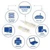 ACT Ivory 10 m CAT6 U/UTP tinklo laidas su RJ45 jungtimis