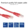 ACT Red 1.5 metro U/UTP CAT6 patch kabelis su RJ45 jungtimis
