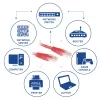 ACT Red 1.5 metro U/UTP CAT6 patch kabelis su RJ45 jungtimis