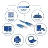 ACT Blue 0,5 m U/UTP CAT6 pataisos laidas su RJ45 jungtimis