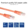 ACT Orange 0,5 m U/UTP CAT6 jungiamasis kabelis su RJ45 kištukais