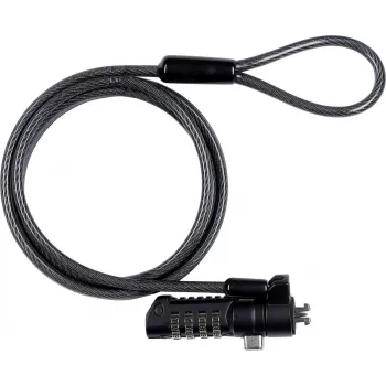 eSTUFF GLB220102 kabelio spyna Juoda 1.8 m