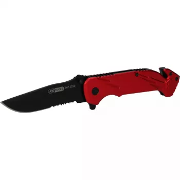 Kišeninis peilis Camper/scout KS Tools 907.2220 Juoda Raudona