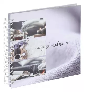 Hama Relax fotoalbumas Įvairiaspalvis 100 lapų 10 x 15 cm spiralinis įrišimas