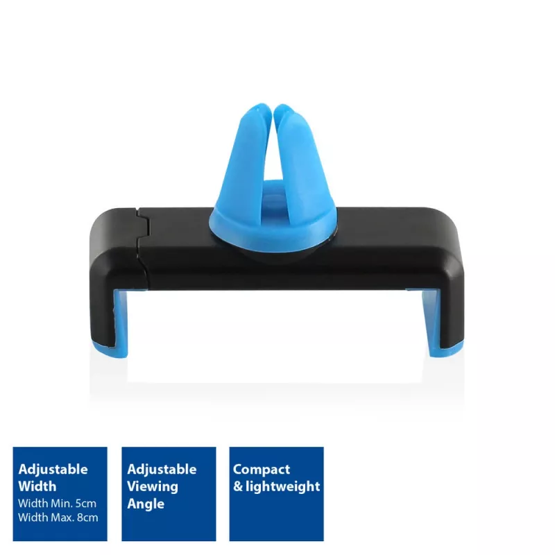 Pasyvus laikiklis ACT Smartphone car mount AC9000 ventiliacijos grotelių metalinis spaustukas