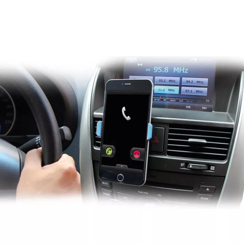 Pasyvus laikiklis ACT Smartphone car mount AC9000 ventiliacijos grotelių metalinis spaustukas