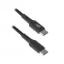 ACT USB 2.0 įkrovimo ir duomenų laidas USB-C vyriškas - USB-C vyriškas, 1 m, nailono pynė